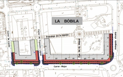 Plànol de situació dels treballs