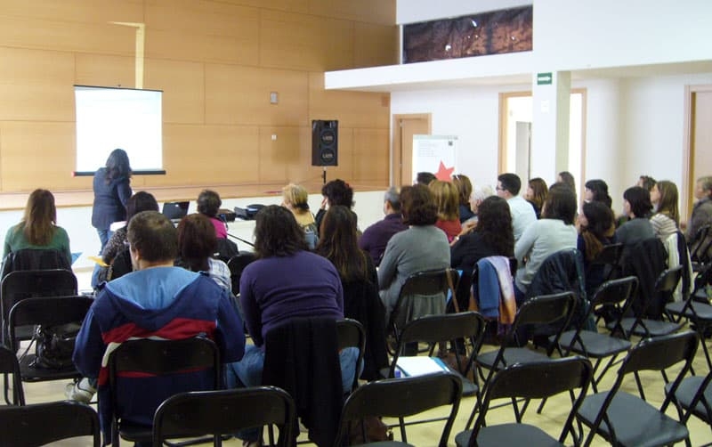 Sala d'actes de la parròquia de Sant Sadurní