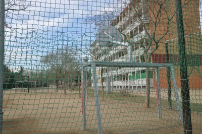 Àrea esportiva als Jardins del doctor Pedro Chavarría