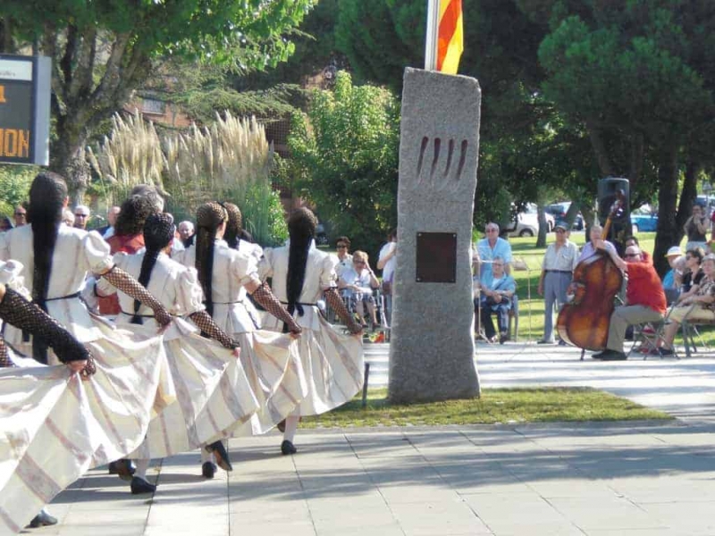 Commemoració de l'Onze de Setembre (2011). Foto cedida per l'Associació de Voluntaris de Protecció Civil de Montornès