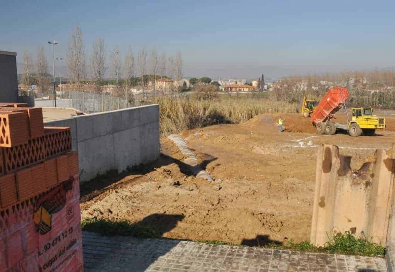 Obres de canalització i desviament del torrent de les Bruixes